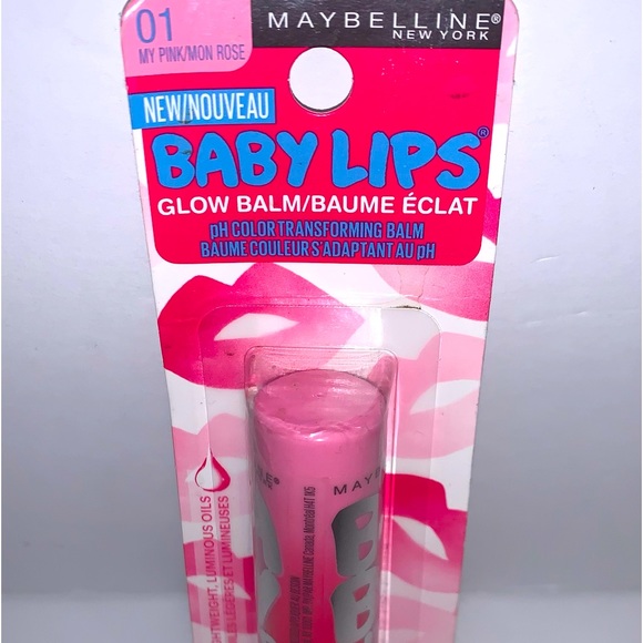 Maybelline New York Baby Lips Glow Lip Balm, My Pink, 0.13 oz. - Picture 1 of 4
